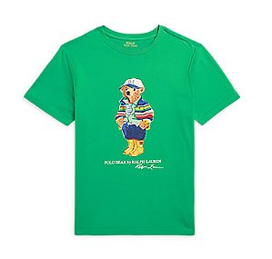 Camiseta Infantil Polo Bear, Verde, Polo Ralph Lauren