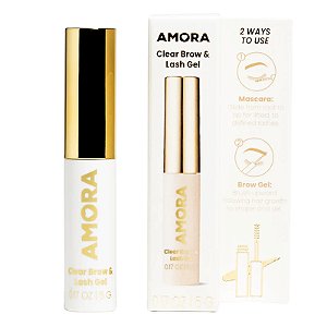 Gel Transparente para Sobrancelhas e Cílios, Clear Brow and Lash Gel, 5g, Amora