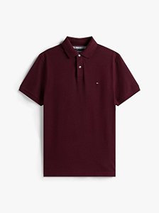 Camiseta Polo Masculina, Vinho, Tommy Hilfiger