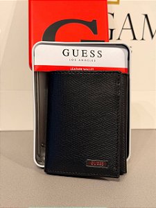 Carteira Masculina, Preta, Guess