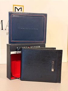 Carteira Masculina, Preta, Tommy Hilfiger