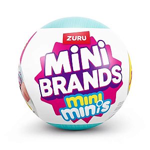 Brinquedo Colecionável Surpresa, Mini Brands Fill the Fridge Mini Minis Series 1, 5 Itens, ZURU