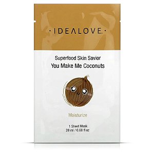 Máscara Facial Hidratante, You Make Me Coconuts Superfood Skin Savior, 20 mL, Idealove