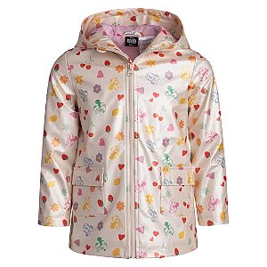 Jaqueta Infantil Impermeável com Capuz, Minnie Mouse, Character Kids