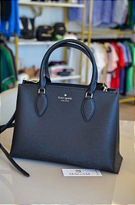 Bolsa Satchel Média, Rae Medium Satchel, Preta, Kate Spade