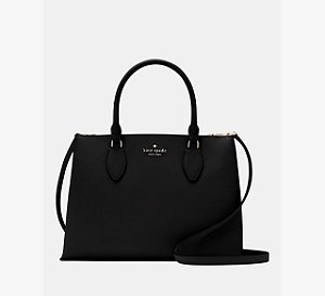Bolsa Satchel Média, Rae Medium Satchel, Preta, Kate Spade