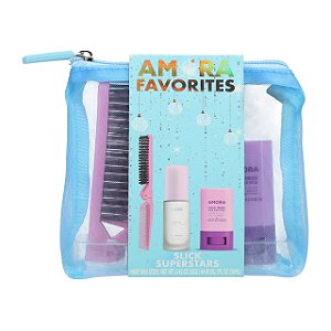 Kit Modelador de Cabelo, Slick Superstars Hair Set, 3 Unidades, Amora Glow
