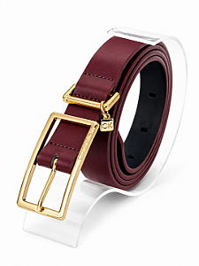 Cinto Feminino, Bordô, Calvin Klein
