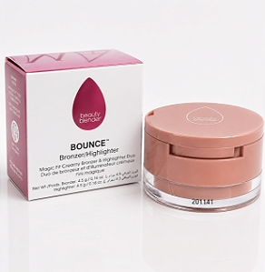 Bronzer e Iluminador Cremoso, Bounce Bronzer Highlighter Duo, Medium, Beauty Blender