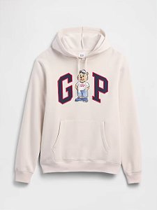 Moletom Masculino, Urso Brannan, Bege, Gap