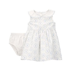 Vestido com Calcinha de Bebê, Estampa de Âncora, Child of Mine by Carter’s