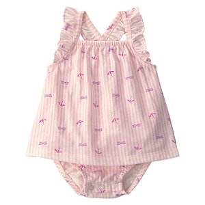 Vestido Romper de Bebê, Estampa de Praia, Child of Mine by Carter’s