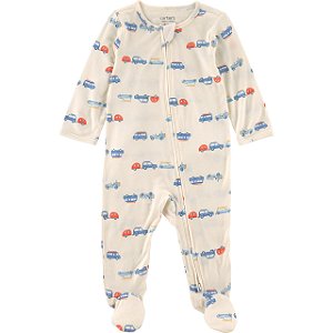 Macacão Bebê com Pezinhos, ComfySoft, Estampa de Carros, Child of Mine by Carter’s