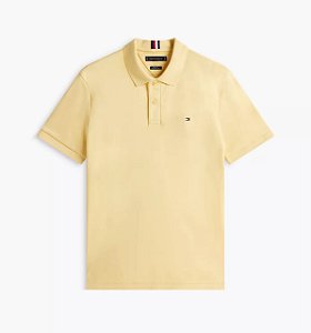 Camiseta Polo Masculina, Amarelo Claro, Tommy Hilfiger