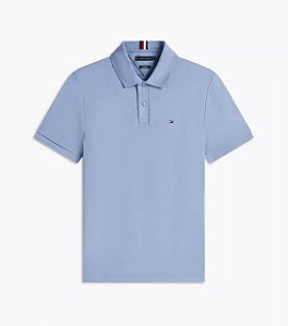Camiseta Polo Masculina, Azul Celeste, Tommy Hilfiger