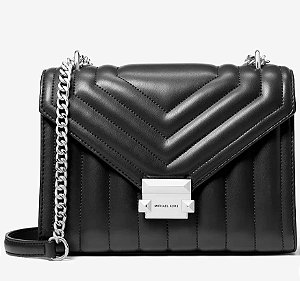 Bolsa Crossbody, Medium Whitney, Black, Michael Kors