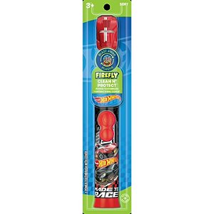 Escova Dental Elétrica Infantil, Hot Wheels, Firefly