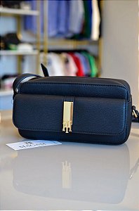 Bolsa Transversal Retangular, Preta, Tommy Hilfiger