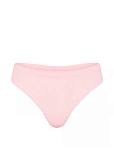 Calcinha Fio Dental Sem Costura, Modelo Thong, Rosa Claro, Victoria's Secret