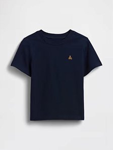 Camiseta Infantil, Urso Brannan, Azul Marinho, Gap