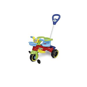 Triciclo Infantil com Empurrador - Triciclo Baby City - Rosa - Maral -  superlegalbrinquedos