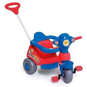 Triciclo Infantil Para 2 Crianças Gêmeos 2em1 Até 50 Kg Moto Duo - Calesita  - Isas Brinquedos e Bikes