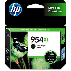 Cartucho Original HP 954XL Preto (L0S71AB) Para HP Deskjet 7720, 7740, 8210, 8710, 8720