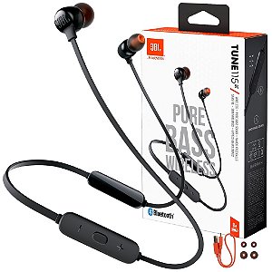 Fone de Ouvido Bluetooth JBL Tune 125BT, Preto