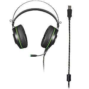 Warrior straton headset gamer army USB 2.0 LED PH305 na Americanas