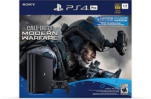 Console PlayStation 4 Pro de 1 TB - Call of Duty: Modern Warfare Bundle