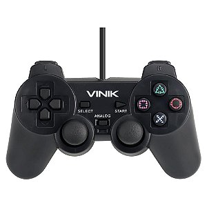 Controle Vinik para PC USB Modelo Playstation 2