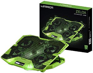 Cooler Gamer Warrior Notebook Zelda Led Verde - AC292