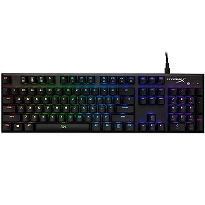 Teclado Mecânico Gamer Hyperx Alloy fps RGB Switch Kaihl Silver HX-KB1SS2-US