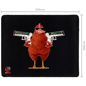 Mousepad Chicken Standard - Estilo Speed - 360X300mm