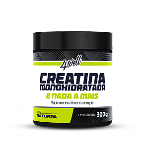 Creatina Monohidratada 300g 100% Pura Importada
