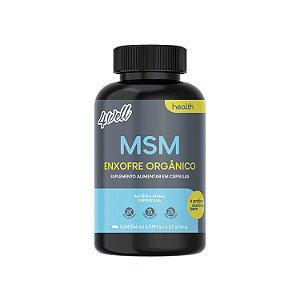 MSM (Metilsulfonilmetano) - Enxofre Orgânico 650mg 60 Cápsulas