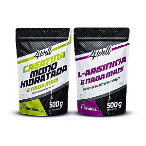 Kit Explosão e Pump Creatina 500g + L-Arginina 500g