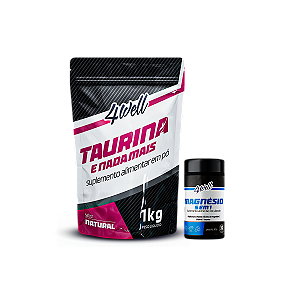 Kit Reposição e Hidratação Magnésios 5 + Taurina 1Kg