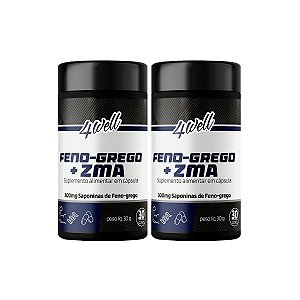 ZMA Booster/Testo 4well 300g - 60 cápsulas - Combo 2 Potes