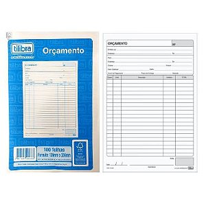 Orcamento Tilibra 100 Folhas 152331