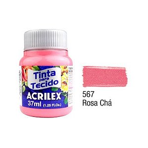 Tinta P/Tecido Fosca Acrilex 37ML Rosa Chá 567