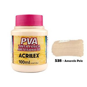 Tinta Plastica PVA Amarelo Pele 538 100Ml