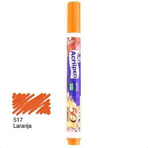 Acrilpen Tecido Acrilex Laranja 517