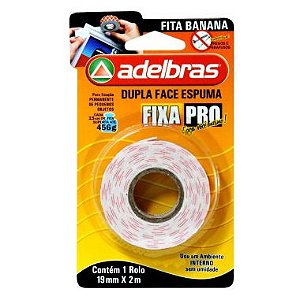 Fita Dupla Face Adelbras 19X2 Espuma