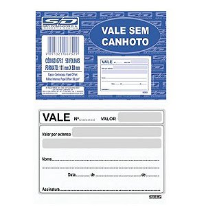Vale Sem Canhoto SD 100F 68643
