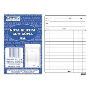 Nota Neutra com Cópia 1/32 40X2 SD 68635
