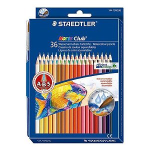 Lápis De Cor Staedtler Noris Club C/36 Cores Aquarelável