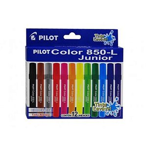 Pincel Hidrográfico Pilot 850-L Junior C/12 Cores