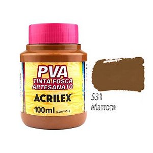 Tinta Plastica PVA Marrom 531 100Ml