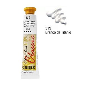 Tinta Óleo Acrilex 20ML Branco Titânio 319